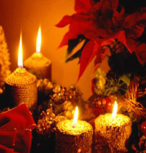 Christmas Candles Lighting